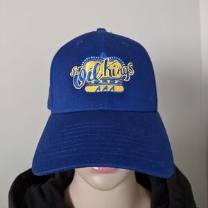 New Era Oil Kings AAA hockey blue ball cap hat